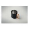 Mug double paroi 350 ml noir | sans marquage | non disponible | non disponible | non disponible