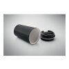 Gobelet double paroi 450 ml noir | sans marquage | non disponible | non disponible | non disponible