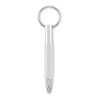 Porte-clés avec stylo à bille argent mate | sans marquage | non disponible | non disponible