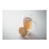 Mug en verre double paroi 450ml transparent | sans marquage | non disponible | non disponible | non disponible