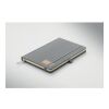 Carnet A5 rigide en RPET gris | sans marquage | non disponible | non disponible | non disponible