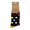 Chaussettes motifs amusants L noir