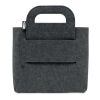 Panier pliable en feutre RPET gris foncé