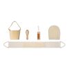 Coffret de bain baquet en bois bois