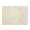 Carnet A5 en PU recyclé rose