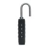 Cadenas à 4 chiffres TSA noir
