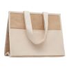 Sac shopping en toile et jute beige | sans marquage | non disponible | non disponible | non disponible