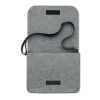 Sac messager en feutre RPET gris | sans marquage | non disponible | non disponible | non disponible
