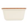 Boîte à lunch couvercle bambou beige | sans marquage | non disponible | non disponible