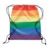 Sac à cordon arc-en-ciel RPET multicolore | sans marquage | non disponible | non disponible | non disponible