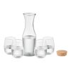 Set de boisson en verre recyclé transparent | sans marquage | non disponible | non disponible