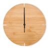 Round shape bamboo wall clock bois | sans marquage | non disponible | non disponible