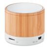 Haut-parleur Bluetooth bambou. blanc | sans marquage | non disponible | non disponible | non disponible
