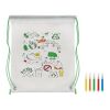 Sac à cordon non tissé lime | sans marquage | non disponible | non disponible | non disponible