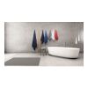 Serviette coton bio 180x100 bleu | sans marquage | non disponible | non disponible | non disponible