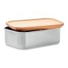 Lunch box en acier inox. 600ml bois | sans marquage | non disponible | non disponible | non disponible