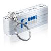 Mini règle pliable porte-clés blanc | sans marquage | non disponible | non disponible