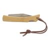 Canif en acier inoxydable et bambou Beckett marron | sans marquage | non disponible | non disponible