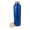 Bouteille double paroi en acier inoxydable Damien bleu | sans marquage | non disponible | non disponible