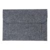 Pochette en feutre Rpet Riley gris foncé | sans marquage | non disponible | non disponible