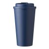Mug double paroi en plastique PP Mackenzie vert | sans marquage | non disponible | non disponible