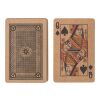 Set de 2 jeux de cartes en carton recyclé Arwen marron | sans marquage | non disponible | non disponible