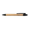 Stylo bille en bambou noir | sans marquage | non disponible | non disponible