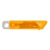 Cutter publicitaire en plastique translucide orange | sans marquage | non disponible | non disponible