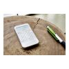 Calculatrice de poche en plastique.  blanc | sans marquage | non disponible | non disponible