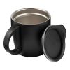 Mug étanche double paroi noir | sans marquage | non disponible | non disponible