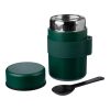 Récipient alimentaire double paroi en inox Niko vert | sans marquage | non disponible | non disponible