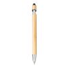 Stylo bille en bambou Manuela marron | sans marquage | non disponible | non disponible
