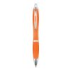 Stylo bille en ABS recyclé Hamza orange | sans marquage | non disponible | non disponible