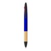 Stylo bille en ABS 3 mines Malachi bleu cobalt | sans marquage | non disponible | non disponible