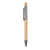 Stylo bille en bambou Cesar gris | sans marquage | non disponible | non disponible