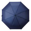 Parapluie pliable en polyester Brooklyn bleu | sans marquage | non disponible | non disponible