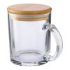 Mug en verre recyclé et bambou de 300 ml Ashley neutre | sans marquage | non disponible | non disponible