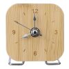 Horloge de bureau en bambou Jenny marron | sans marquage | non disponible | non disponible