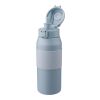 Gourde isotherme de 800 ml en acier inoxydable Katie bleu pastel | sans marquage | non disponible | non disponible