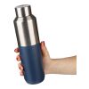 Botella termo de acero inox. reciclado (600 ml) Esen bleu | sans marquage | non disponible | non disponible