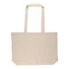 Sac shopping en coton Oeko-Tex® 140 g/m2 Isak beige | sans marquage