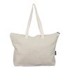 Sac shopping en polycoton recyclé 330 g/m2 Malina beige | sans marquage