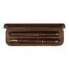 Stylo bille twist en bois de noyer Noa marron | sans marquage | non disponible | non disponible