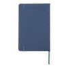 Carnet A5 en PU Bradley bleu | sans marquage | non disponible | non disponible