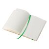 Carnet A5 en carton recyclé Gianni vert lime | sans marquage | non disponible | non disponible