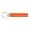 Porte-clés torche en métal orange