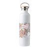 Bouteille double paroi en acier inoxydable Damien blanc