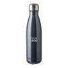 Gourde simple paroi en acier inoxydable recyclé de 650 ml Cliff rouge