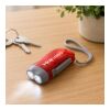 Lampe de poche dynamo argent