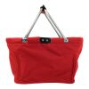 Corbeille shopping pliable rouge
